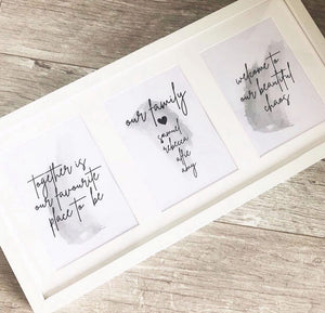 Limited Edition Family - Trio Print Frame