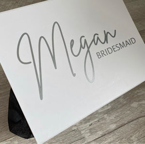 Personalised Luxury Box - Will you be my Bridesmaid?