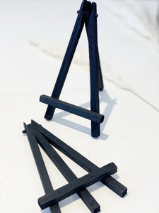 Mini Black Wooden Easel Stand