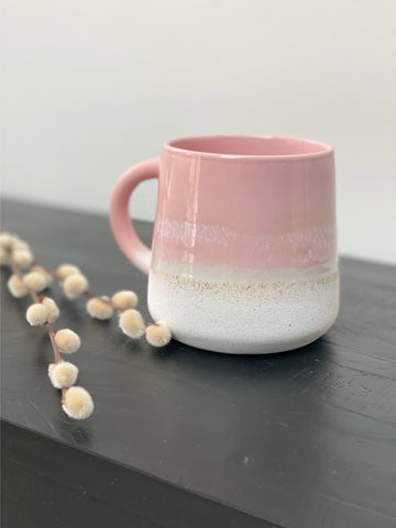 Glazed Blush Pink Mug