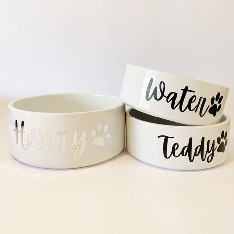 NEW Personalised Pet Bowls