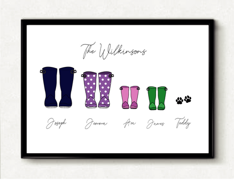 Wellington Boots Family - Custom